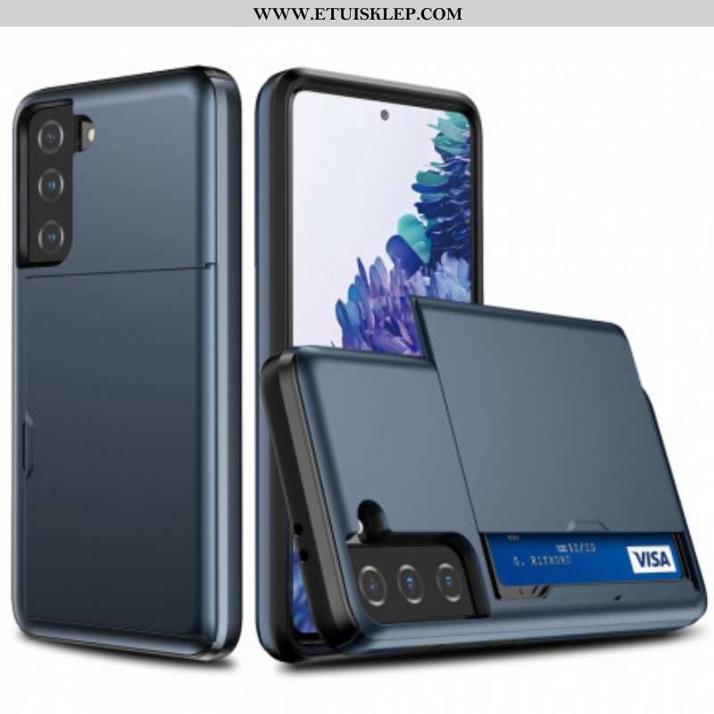 Etui do Samsung Galaxy S21 Plus 5G Sztywne. Błyszczące Etui Na Karty